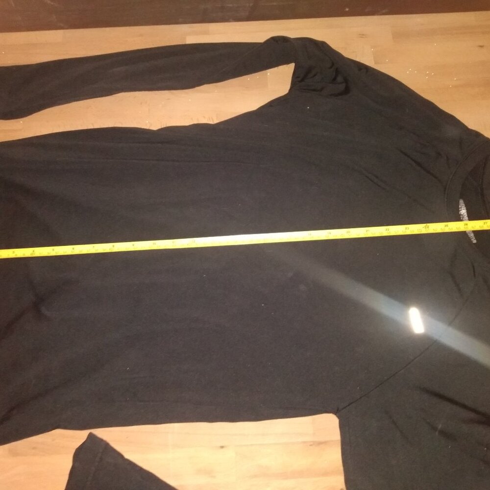 M/L RBX black long sleeve undershirt, stretch fabric